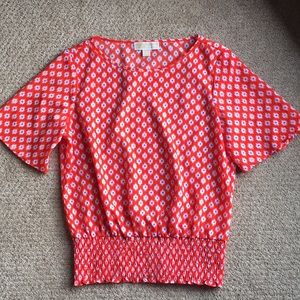 Michael Kors Bubble Hem Blouse